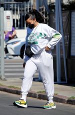 JORDYN WOODS Out in Los Angeles 02/24/2021