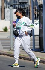 JORDYN WOODS Out in Los Angeles 02/24/2021