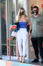 JOY CORRIGAN Leaves a Marijuana Dispensary in West Hollywood 02/14/2021