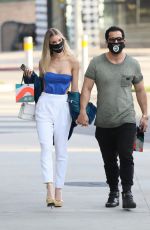 JOY CORRIGAN Leaves a Marijuana Dispensary in West Hollywood 02/14/2021