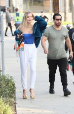 JOY CORRIGAN Leaves a Marijuana Dispensary in West Hollywood 02/14/2021