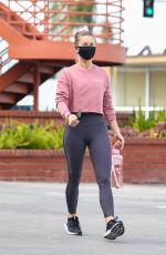 JULIANNE HOUGH Leaves Workout in Studio City 02/01/2021