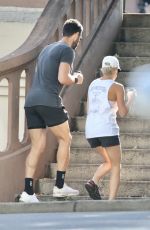 JUSTINE SCHOFIELD and Brent Staker Out in Brisbane 02/06/2021