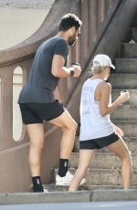 JUSTINE SCHOFIELD and Brent Staker Out in Brisbane 02/06/2021