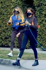 KAIA GERBER and CARA DELEVINGNE Leaves a Gym in Los Angeles 02/15/2021