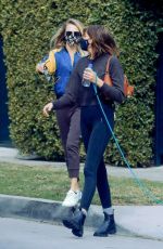 KAIA GERBER and CARA DELEVINGNE Leaves a Gym in Los Angeles 02/15/2021
