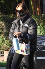 KAIA GERBER Arrives at Morning Workout in Los Angeles 02/25/2021