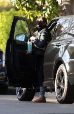 KAIA GERBER Arrives at Morning Workout in Los Angeles 02/25/2021