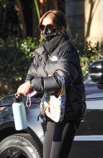 KAIA GERBER Arrives at Morning Workout in Los Angeles 02/25/2021