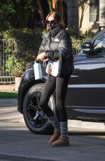 KAIA GERBER Arrives at Morning Workout in Los Angeles 02/25/2021