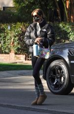 KAIA GERBER Arrives at Morning Workout in Los Angeles 02/25/2021