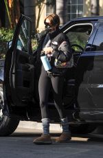 KAIA GERBER Arrives at Morning Workout in Los Angeles 02/25/2021
