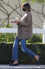 KAIA GERBER at San Vicente Bungalows in West Hollywood 02/10/2021