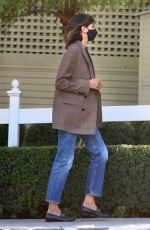 KAIA GERBER at San Vicente Bungalows in West Hollywood 02/10/2021