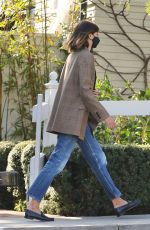 KAIA GERBER at San Vicente Bungalows in West Hollywood 02/10/2021