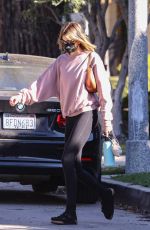 KAIA GERBER Heading to Pilates Class in West Hollywood 02/23/2021