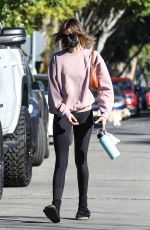 KAIA GERBER Heading to Pilates Class in West Hollywood 02/23/2021