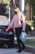 KAIA GERBER Heading to Pilates Class in West Hollywood 02/23/2021
