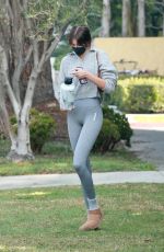 KAIA GERBER Leaves a Pilates Class in Los Angeles 02/11/2021