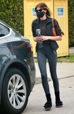 KAIA GERBER Leaves Private Gym in Los Angeles 02/09/2021