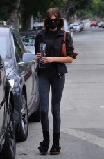 KAIA GERBER Leaves Private Gym in Los Angeles 02/09/2021