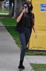 KAIA GERBER Leaves Private Gym in Los Angeles 02/09/2021