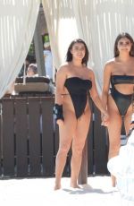 KALANI HILLIKER and NICOLETTE GRAY in Bikini at a Beach in Cancun 01/28/2021