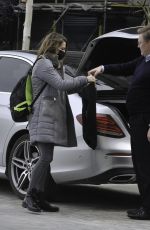 KAREN CARNEY Leaves Studios in Manchester 02/13/2021
