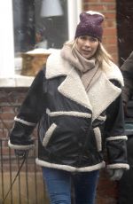 KATE LAWLER Out with Her Dogs in London 02/09/2021