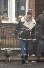 KATE LAWLER Out with Her Dogs in London 02/09/2021