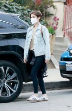 KATE MARA Out at Silver Lake Park 02/26/2021