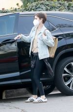 KATE MARA Out at Silver Lake Park 02/26/2021