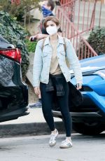 KATE MARA Out at Silver Lake Park 02/26/2021