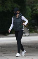 KATHERINE and CHRISTINA SXHWARZENEGGER Heading to a Tennis Match in Santa Monica 02/01/2021
