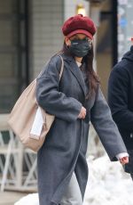 KATIE HOLMES and Emilio Vitolo Jr Out in New York 02/03/2021