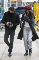 KATIE HOLMES and Emilio Vitolo Jr Out in New York 02/03/2021