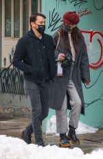 KATIE HOLMES and Emilio Vitolo Jr Out in New York 02/03/2021