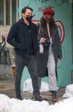 KATIE HOLMES and Emilio Vitolo Jr Out in New York 02/03/2021
