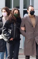 KATIE HOLMES and Emilio Vitolo Jr Out in New York 02/26/2021
