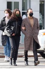 KATIE HOLMES and Emilio Vitolo Jr Out in New York 02/26/2021