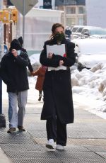 KATIE HOLMES Out for Lunch in New York 02/11/2021