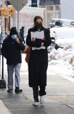 KATIE HOLMES Out for Lunch in New York 02/11/2021