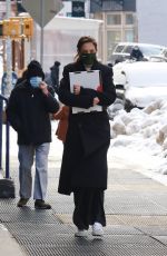 KATIE HOLMES Out for Lunch in New York 02/11/2021