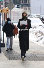 KATIE HOLMES Out for Lunch in New York 02/11/2021