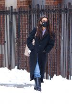 KATIE HOLMES Out in New York 02/02/2021