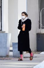 KATIE HOLMES Out in New York 02/17/2021