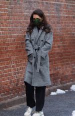 KATIE HOLMES Out on Valentine