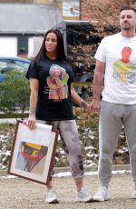 KATIE PRICE and Carl Woods Out in London 02/12/2021