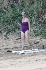 KATY PERRY in Swimsuit at a Beach in Hawaii 02/22/20212021