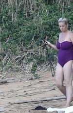 KATY PERRY in Swimsuit at a Beach in Hawaii 02/22/20212021